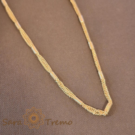 Coliere si lantisoare - Lantisor placat cu aur Spotlight - 50 cm