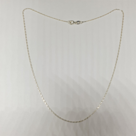 Lanț fin din argint 925 cu model tip trandafiri lung de 40 cm [1]