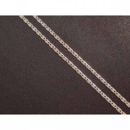 Lantisor din argint 925 tip placute El Mio - unisex - 55 cm [0]