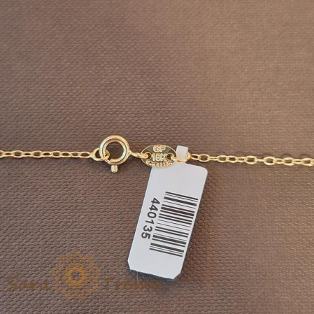 Lănțișor finuț unisex placat cu aur 18K, model 1 cu 1, 50 cm [7]