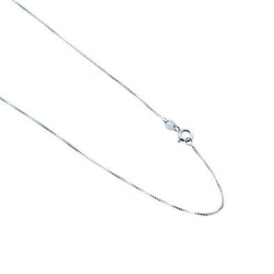 Lănțișor unisex din argint 925 cu lucrătură clasică subțire și lungime de 50 cm [0]