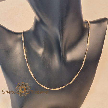 Lantisor unisex aur 14K placat – Elegance Line 45 cm [6]