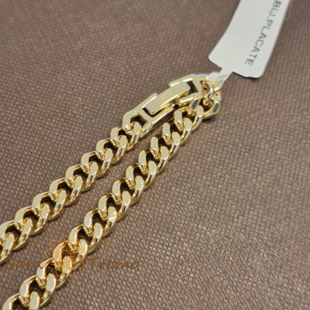Colier aur 14K placat cu inima stralucitoare 50 cm [3]