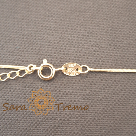 Colier Armonia – placat aur 18K cu zirconia ametist si smarald, Brazilia, stanta [4]