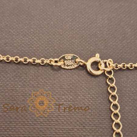 Colier placat cu aur 18K Brazilia cu stanta – Ramura de Aur 40+5cm [7]