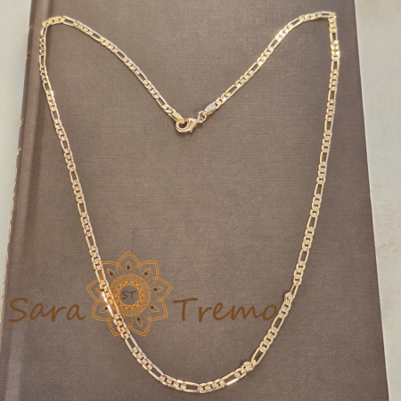 Lănțișor unisex placat cu aur – 60 cm [1]