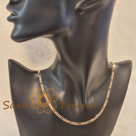 Lănțișor unisex placat cu aur – 60 cm [4]