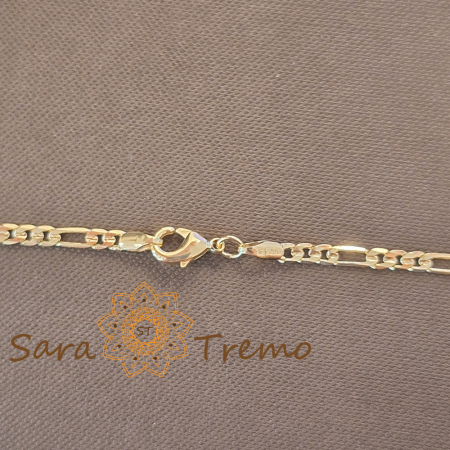 Lănțișor unisex placat cu aur – 60 cm [3]