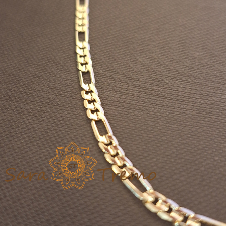 Lănțișor unisex placat cu aur – 60 cm [2]