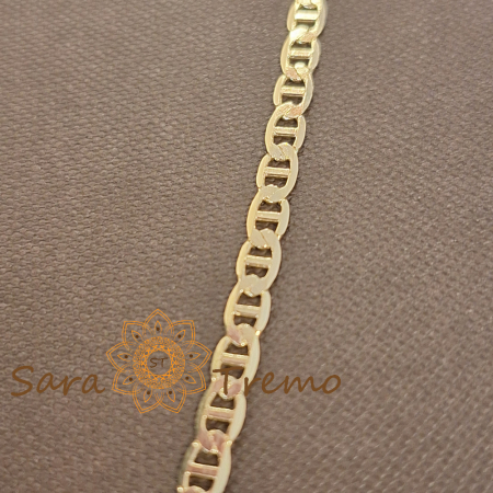 Lănțișor unisex placat cu aur – model nou, 55 cm [2]