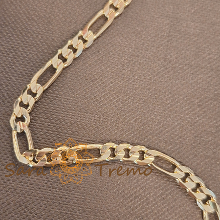 Lănțișor unisex placat cu aur – model 3 cu 1, 55 cm [2]