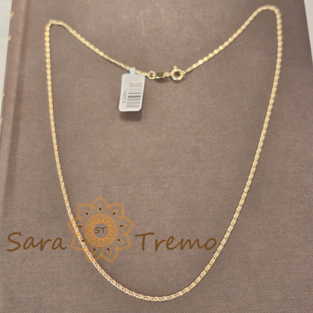 Lănțișor unisex placat cu aur – model nou fin și elegant [1]