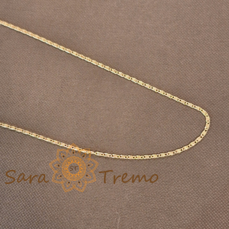 Coliere si lantisoare - Lănțișor unisex placat cu aur – model nou fin și elegant