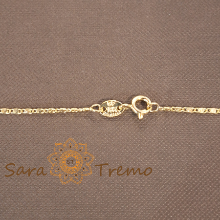 Lănțișor unisex placat cu aur – model nou fin și elegant [3]