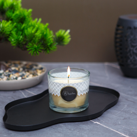 Lumanare parfumata - vanilie picant - 70 g [0]