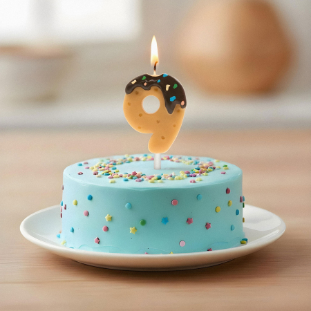 Articole de Sezon, Sarbatori si Evenimente - Lumânare - tort cu numere