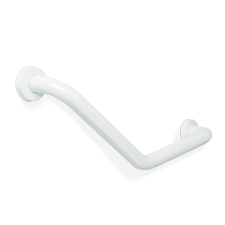 Casa si Gradina - Maner siguranta baie inox 45 grade, bara sprijin cada si dus, suport perete 25+25 cm