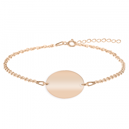 Master - Bratara personalizata absolvire "To teach is to love" din argint 925 placat cu aur roz [1]