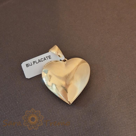 Medalion fotografic placat cu aur 18K, dimensiune mare 4 cm [1]