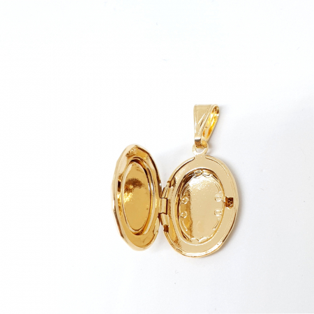 Medalion gravat cu model placat cu aur pentru fotografie Hottie SaraTremo [2]