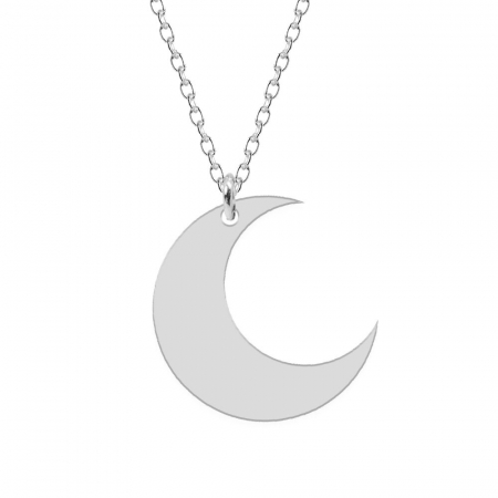 Moon - Colier din argint personalizat - Semiluna [1]