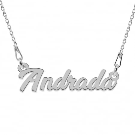 Lantisoare cu nume - Lantisor cu nume din argint 925 - Andrada - 45 cm