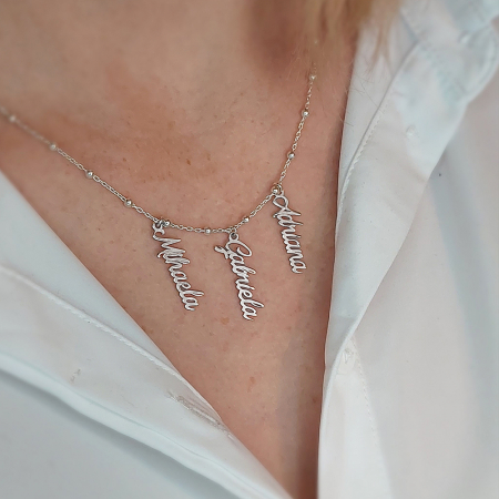 Olelo - Colier bile argint 925 personalizat cu nume [2]