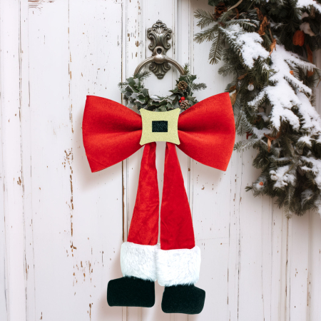 Casa si Gradina - Ornament de Craciun - fundita cu catarama și sclipici - 25 x 40 cm