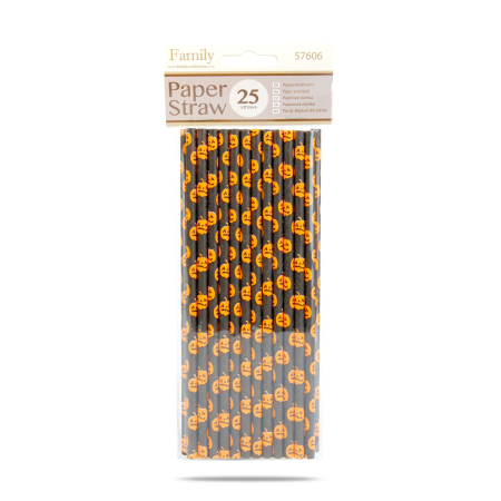 Paie de hartie - Halloween - 197 x 6 mm - 25 bucati / pachet [2]