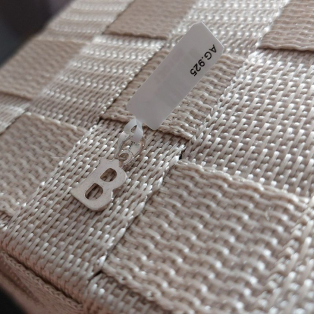 Pandantiv din argint litera B - Bijuterie personalizată [1]