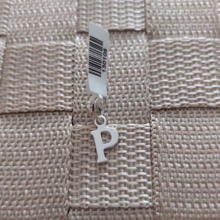 Pandantiv din argint litera P - Bijuterie personalizată [0]