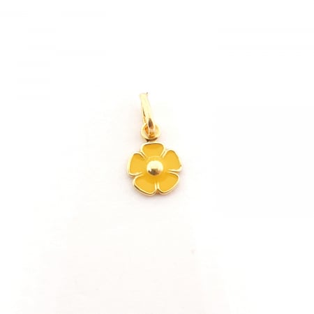 Pandantiv-floare placat cu aur Miss Addie [0]
