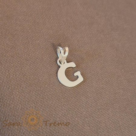 Pandantiv litera G din argint SaraTremo [0]