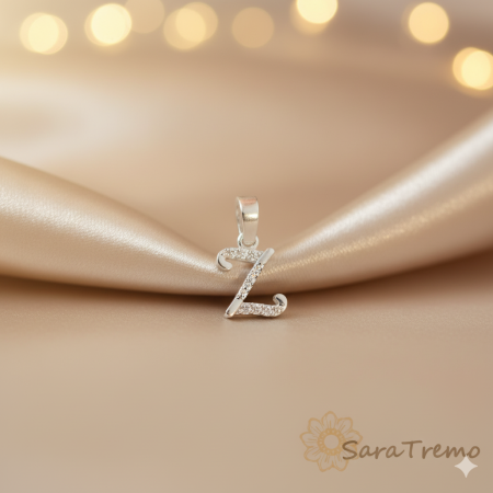 Bijuterii din argint - Pandantiv Litera Z din argint