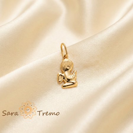 Talismane - Pandantiv placat cu aur Ingerasul Pazitor