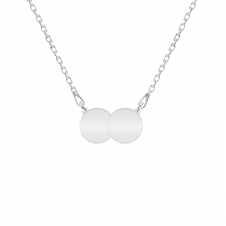 Penny - Colier personalizat doi banuti din argint 925 [1]