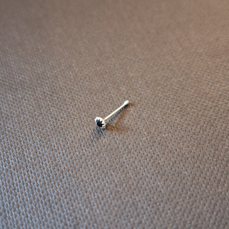 Piercing pentru nas cu cristal zirconia negru - SaraTremo [2]