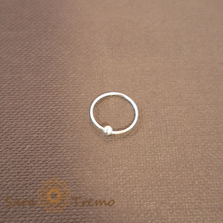 Piercinguri - Piercing rotund pentru nas din argint Taylor