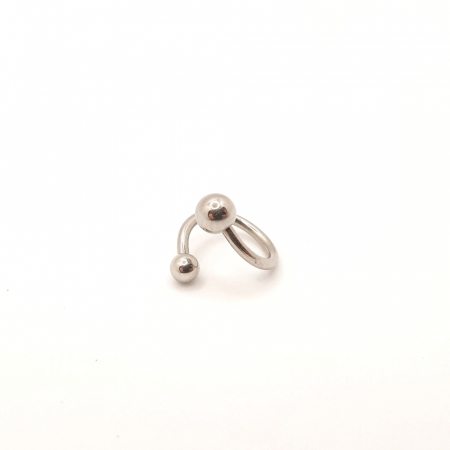 Piercing Spiralat Asimetric din Titan [1]