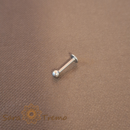 Piercing pentru ureche - Piercing Drept cu Bilă Mică