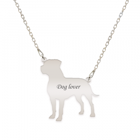 Pitbull - Colier personalizat Pitbull din argint 925 [1]