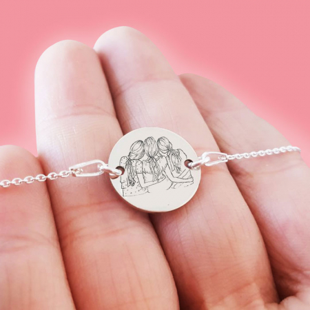 Queens - Bratara personalizata din argint pentru cele mai bune prietene [1]
