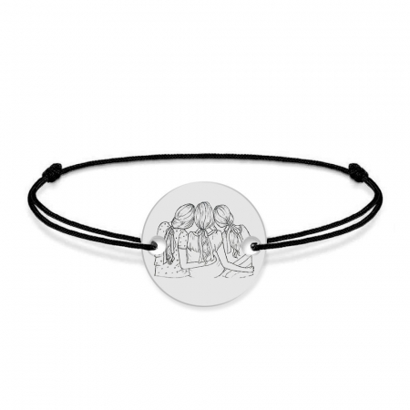 Queens - Bratara personalizata pentru cele mai bune prietene - snur [3]