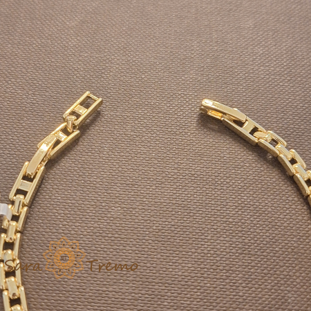 Bratara Regalia – placata aur 14K cu mecanism reglabil 18-20 cm [2]