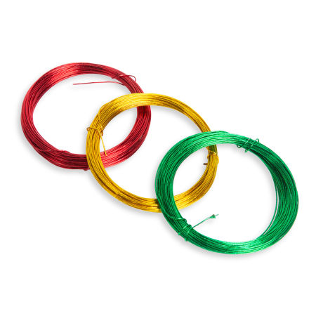 Sarma decor de Craciun - lucioasa - 3 x 10 m - 3 tipuri / pachet [0]