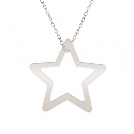 Pandantive din argint - Selena - Colier personalizat argint 925 cu pandantiv stea