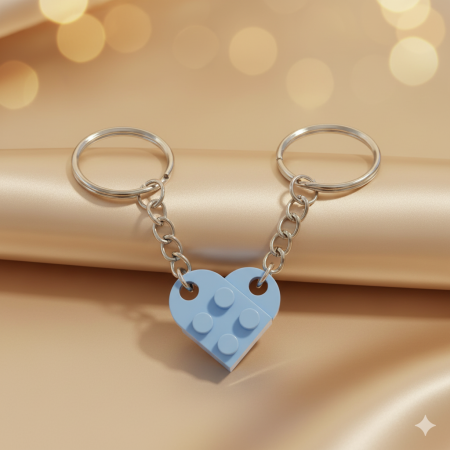 Pentru casa - Set 2 brelocuri piese tip LEGO