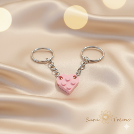 Pentru casa - Set 2 brelocuri piese tip LEGO