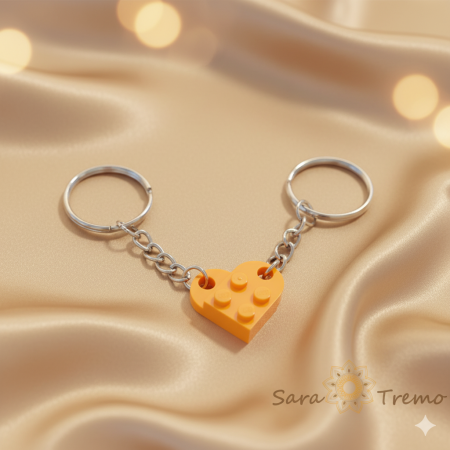 Pentru casa - Set 2 brelocuri piese tip LEGO