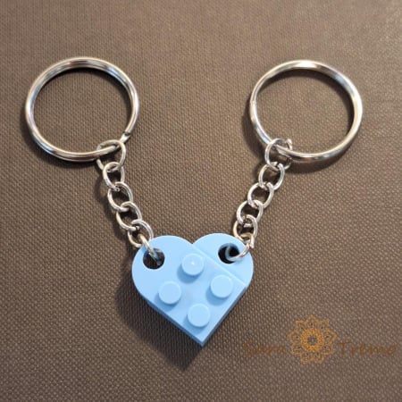 Brelocuri personalizate - Set 2 brelocuri piese tip LEGO